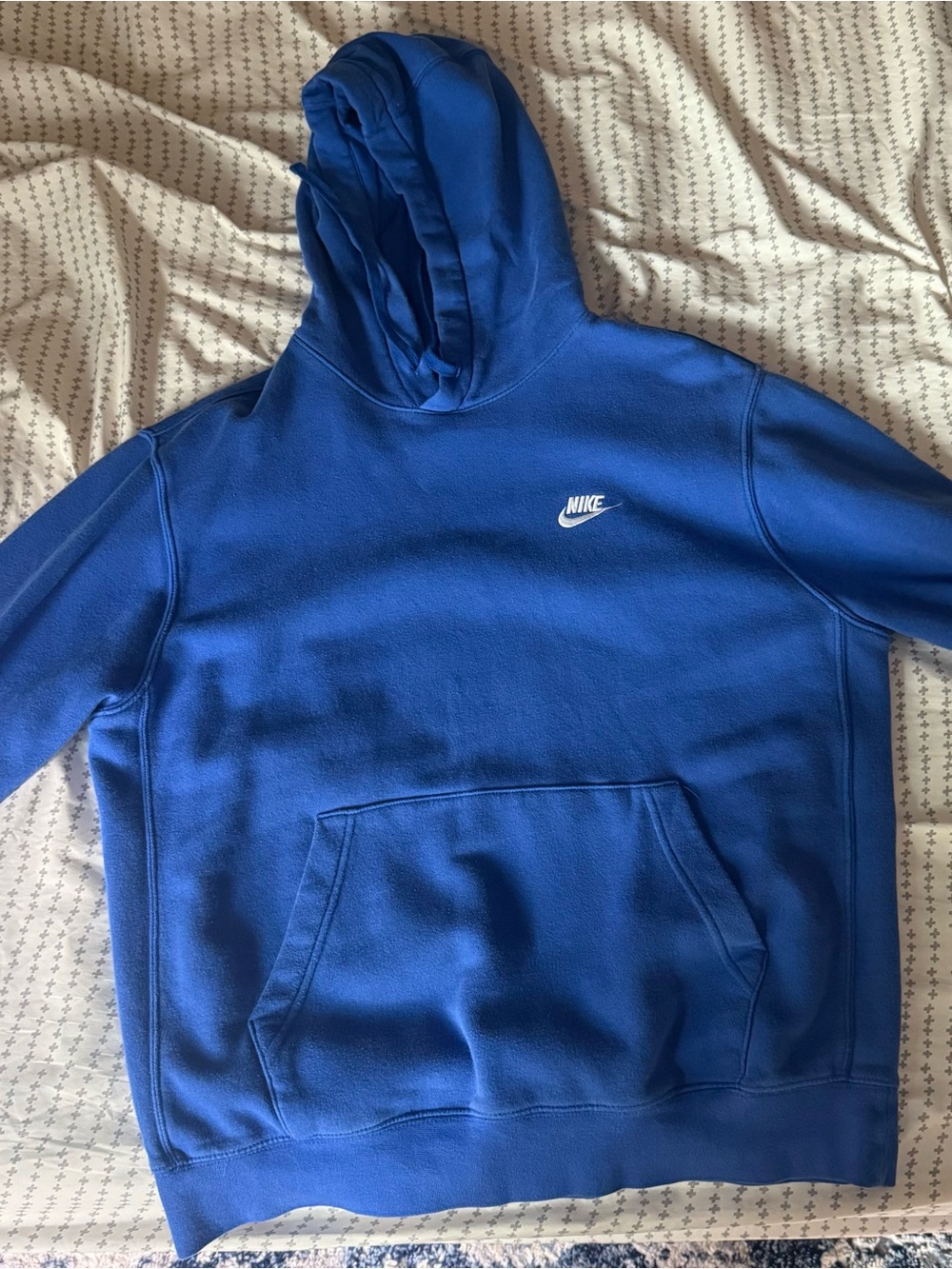 Nike Blue Men's Hoodie Sweatshirt